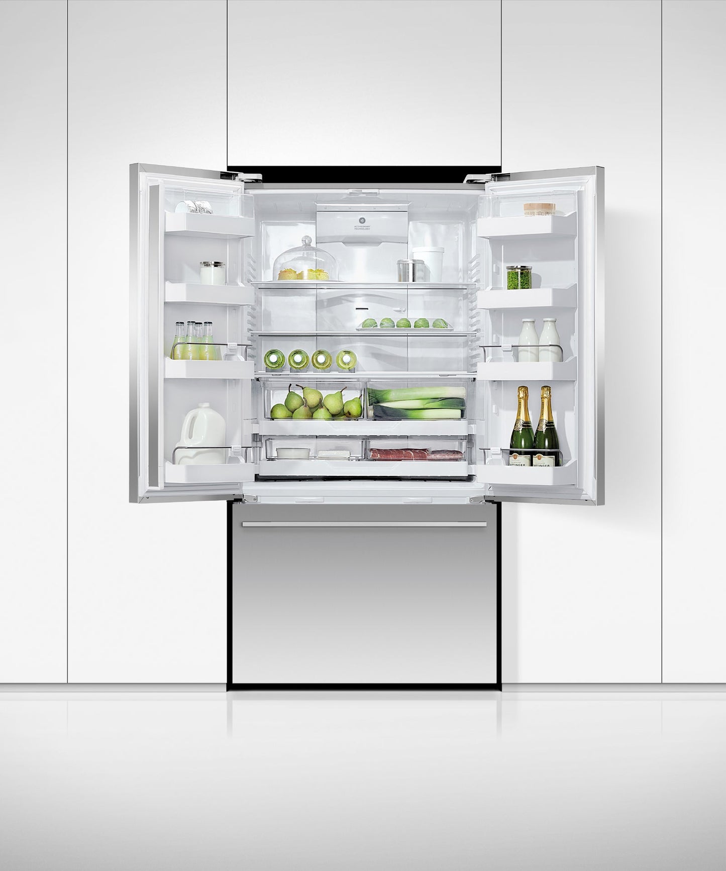 Freestanding French Door Refrigerator Freezer, 36", 20.1 cu ft, Ice & Water, pdp