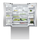 Freestanding French Door Refrigerator Freezer, 36", 20.1 cu ft, Ice & Water, 84-mug-open
