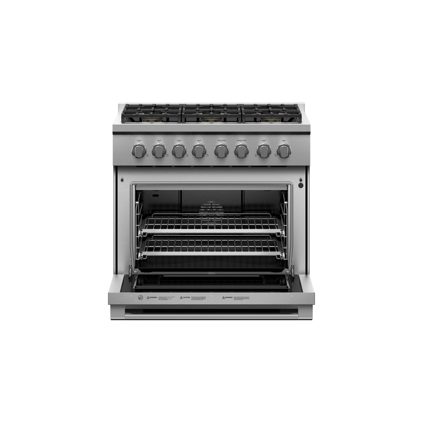 Gas Range, 36", 6 Burners, 84-mug-open