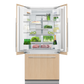 Integrated French Door Refrigerator Freezer, 32", Ice, 84-mug-open