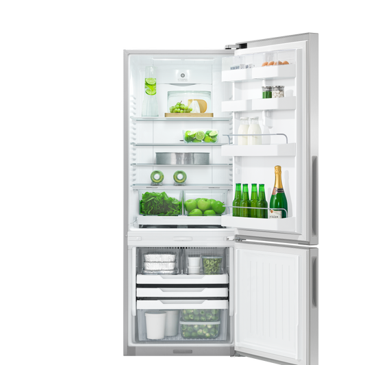 Freestanding Refrigerator Freezer, 25", 13.5 cu ft, 84-mug-open